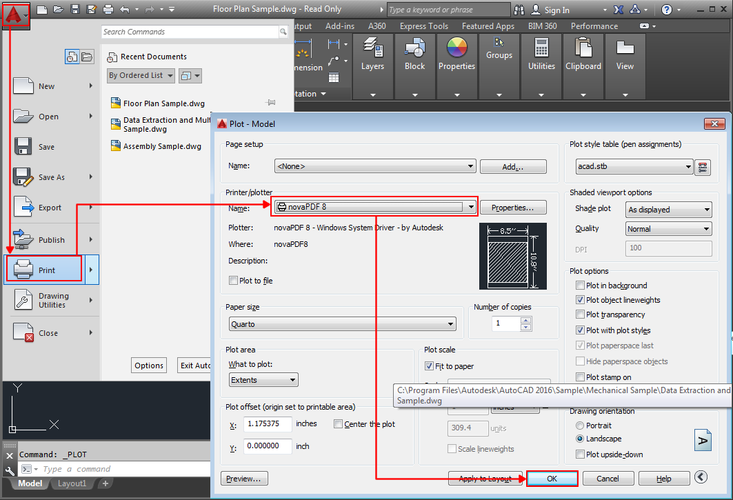 How To Save Autocad File As Pdf