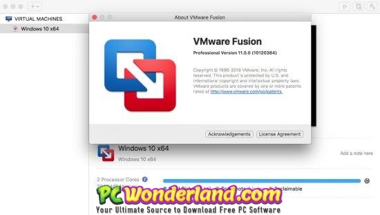Download Vmware Fusion 11