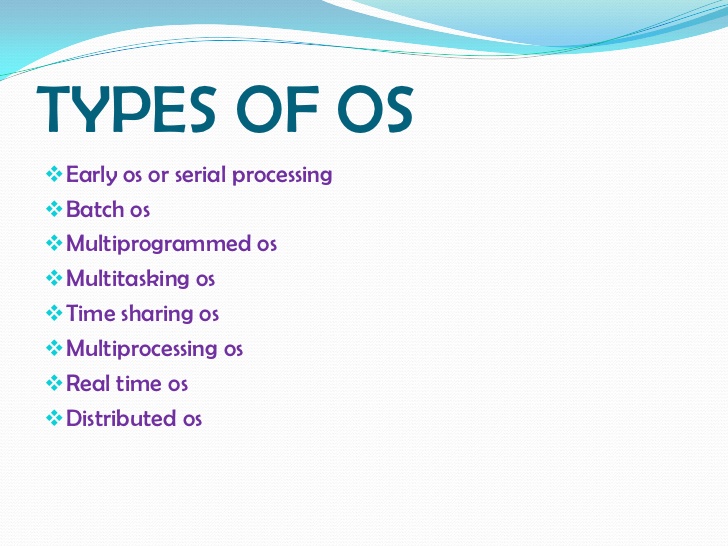 Serial Processing Operating System
